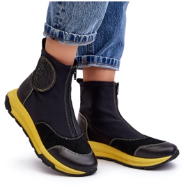 Botines Mujer Piel Con Cremallera Maciejka 06297-01 Negro 7