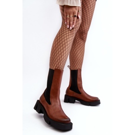 Botas Chelsea de Mujer Laura Messi 2693/229 Marrón 4