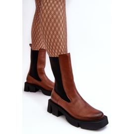 Botas Chelsea de Mujer Laura Messi 2693/229 Marrón 3