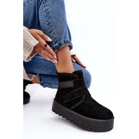 FG2 Botas de nieve con plataforma para mujer negro Naredi 6