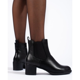 Botines Shelovet elegantes negros 1