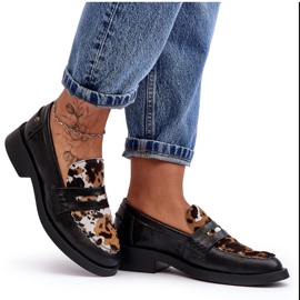Zapatos de Piel Mocasines Mujer Maciejka 06250-01 Negro 10