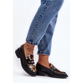 Zapatos de Piel Mocasines Mujer Maciejka 06250-01 Negro 2