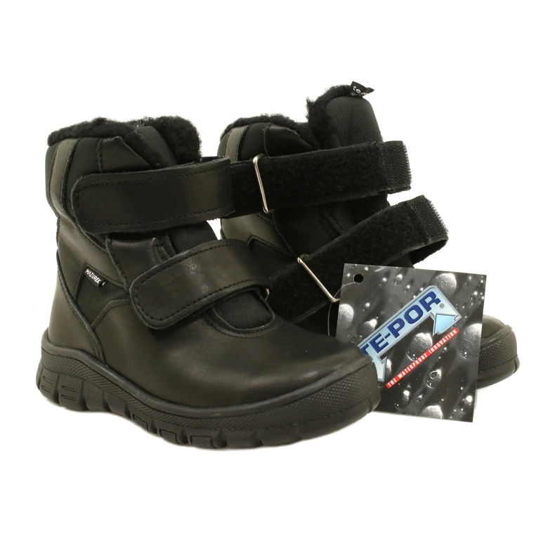 Mazurek Botas de nieve botas impermeables te-por-pork 1351 negros 6