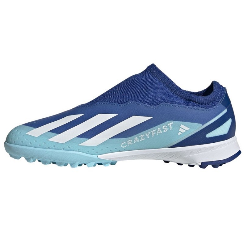 Botas de fútbol adidas X Crazyfast.3 Ll Tf IE1500 azul 1 Botas de fútbol adidas X Crazyfast.3 Ll Tf IE1500 azul 1