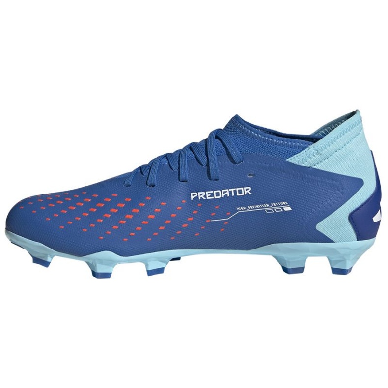 Botas de fútbol Adidas Predator Accuracy.3 Fg GZ0026 azul 1 Botas de fútbol Adidas Predator Accuracy.3 Fg GZ0026 azul 1
