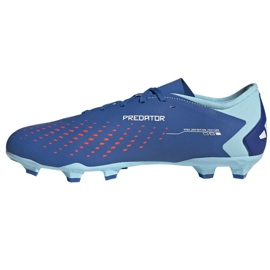 Botas de fútbol adidas Predator Accuracy.3 L Fg GZ0015 azul 1 Botas de fútbol adidas Predator Accuracy.3 L Fg GZ0015 azul 1