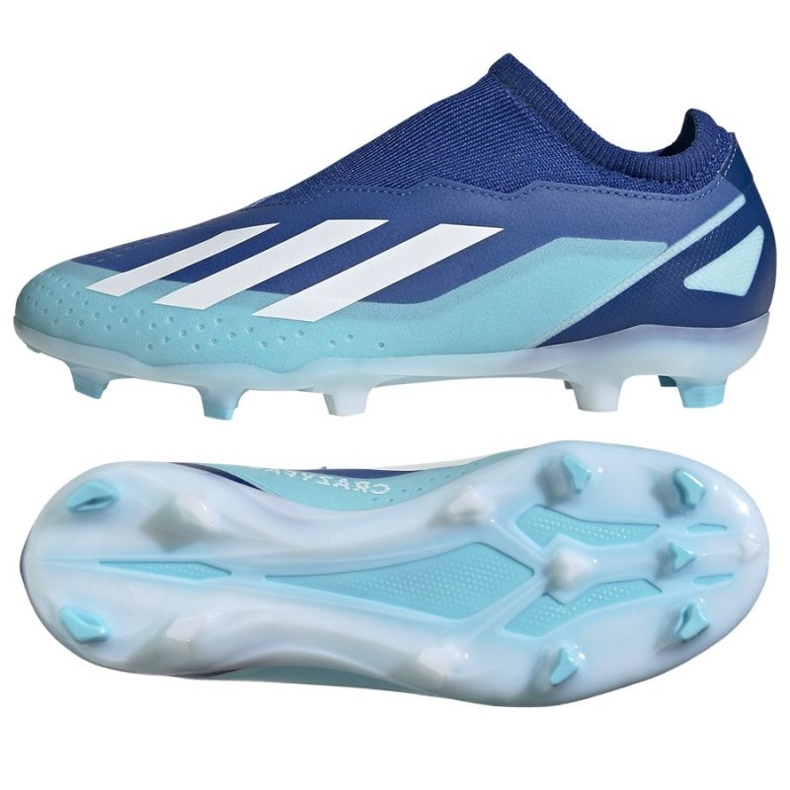 Zapatos de fútbol Adidas X Crazyfast.3 Ll Fg ID9356 azul 1