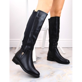 Botas de mujer con goma elástica, aislantes negras Filippo DKZ4821 negro 3