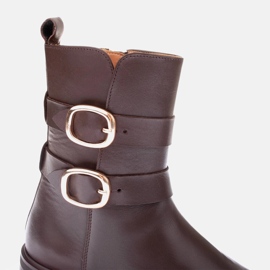 Marco Shoes botines louise marrón 6