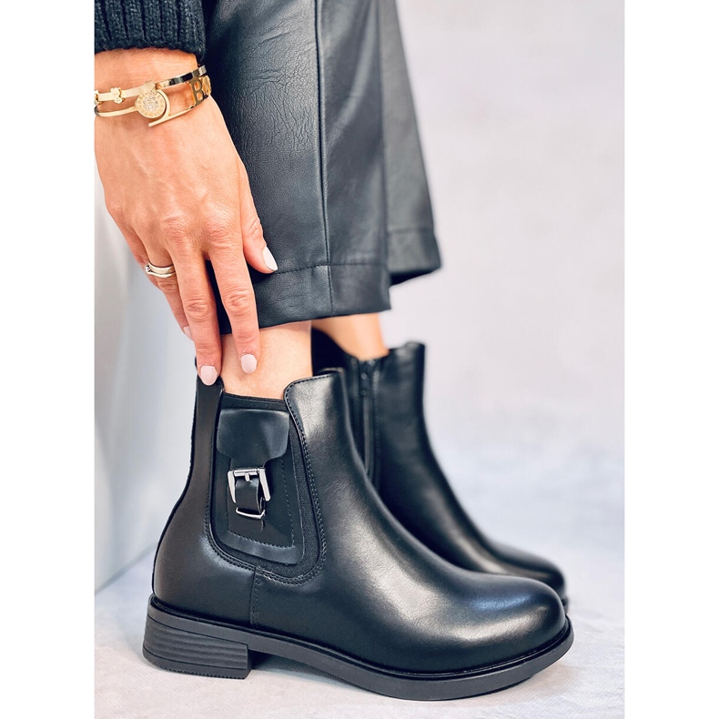 Botines Chelsea de mujer Boone Black negro 1