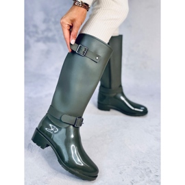 Botas de montar serraje verdes 1