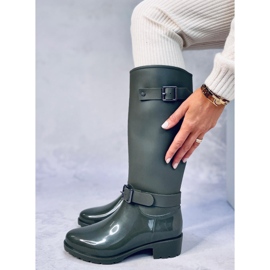 Botas de montar serraje verdes 2