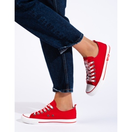 Zapatillas de mujer Big Star KK274104 rojo 3