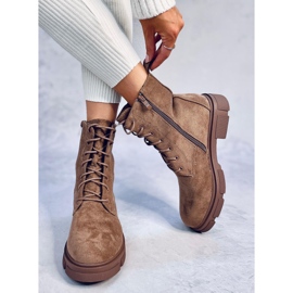 Trabajadores con cordones Turner Khaki marrón 1