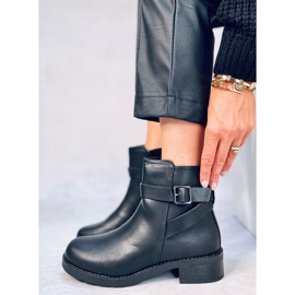 Botines Chelsea lisos Mujer Rubio Negro 3