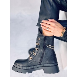 Botas con cordones de Lohan Black negro 4