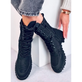 Botas Jewel de nailon negro 4