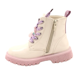 Botas Lacadas Con Gemelos Decorativos Miss 23DZ23-6582 beige 1