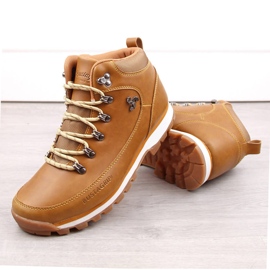 Zapatos trekking hombre piel amarillo Outback Bustagrip 8