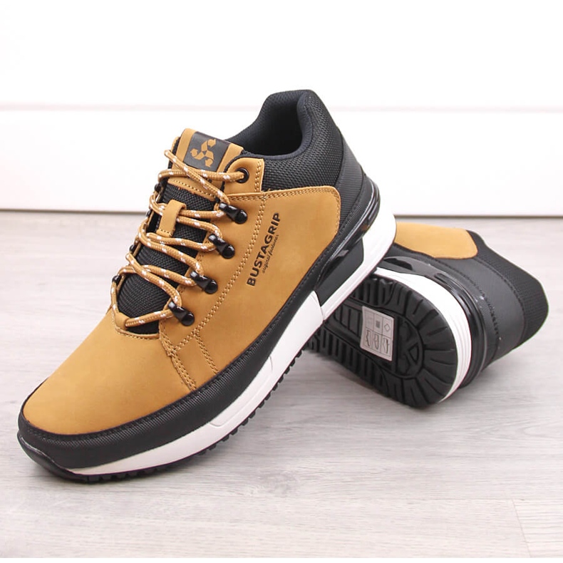 Zapatos de hombre en piel amarillo Cruiser Bustagrip 1