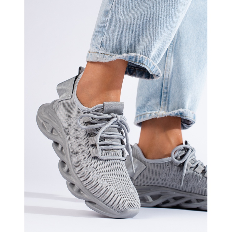 TRENDI Zapatillas Gris Claro 1 TRENDI Zapatillas Gris Claro 1