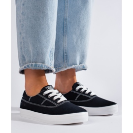 Zapatillas de mujer Big Star KK274019 negro 2
