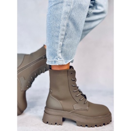 Botas con cordones Tamar Green verde 1 Botas con cordones Tamar Green verde 1