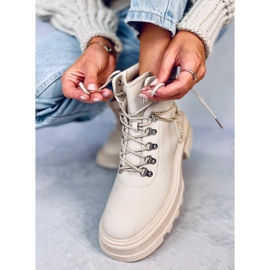 Botas de aviador en beige Hudson 3