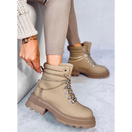 Botas cazadoras Hudson color albaricoque beige 2