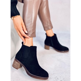 Botas negras de tacón ancho Fill negro 1 Botas negras de tacón ancho Fill negro 1