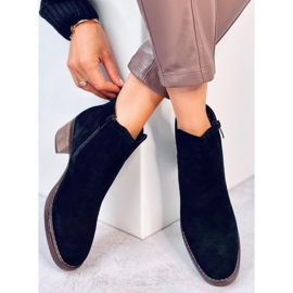 Botas negras de tacón ancho Fill negro 2