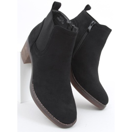 Botas negras de tacón ancho Fill negro 4