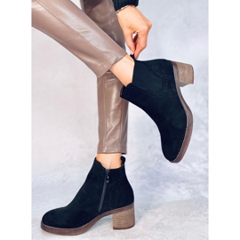 Botas negras de tacón ancho Fill negro 5