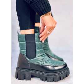 Botas de nieve con aislamiento Milan Green verde 1
