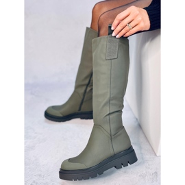 Botas de montar para mujer Gibbs Army Green verde 1