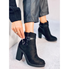 Botas Kendall Negras tacón alto negro 3