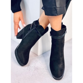 Botas Kendall Negras tacón alto negro 4