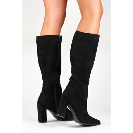Botas altas de mujer negras negro 2