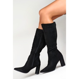 Botas altas de mujer negras negro 3