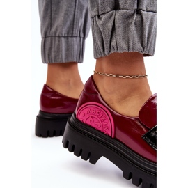 Zapatos Mujer Piel Gruesa Decorados Maciejka 06294-15 Fucsia rosado 5