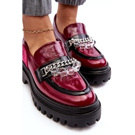 Zapatos Mujer Piel Gruesa Decorados Maciejka 06294-15 Fucsia rosado 6