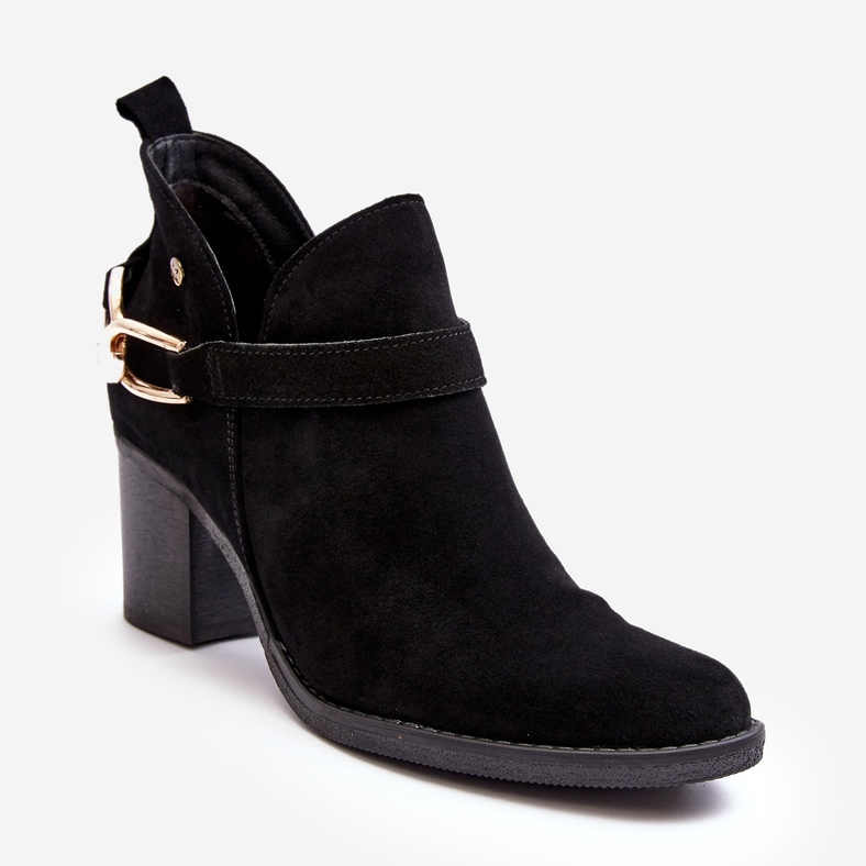Botas Mujer Ante Tacón Alto Maciejka 06247-01 Negro 1 Botas Mujer Ante Tacón Alto Maciejka 06247-01 Negro 1