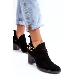 Botas Mujer Ante Tacón Alto Maciejka 06247-01 Negro 5