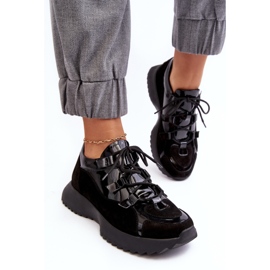 Deportivas Mujer Piel Charol M01/2 Zazoo Negro 6