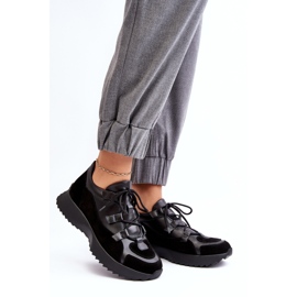 Deportivas Mujer Piel M01/2 Zazoo Negro 2