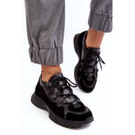 Deportivas Mujer Piel M01/2 Zazoo Negro 7