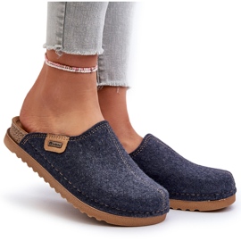 Zapatillas de Estar por casa Mujer Inblu DJ000010 Pantuflas Azul Marino 7