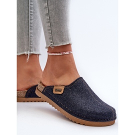 Zapatillas de Estar por casa Mujer Inblu DJ000010 Pantuflas Azul Marino 3