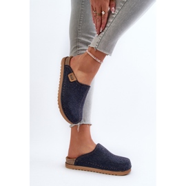 Zapatillas de Estar por casa Mujer Inblu DJ000010 Pantuflas Azul Marino 4